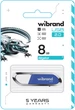 Флеш память USB Wibrand Aligator 8GB USB 2.0 Blue (WI2.0/AL8U7U) - изображение 2