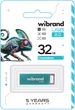 Флеш память USB Wibrand Chameleon 32GB USB 2.0 Light Blue (WI2.0/CH32U6LU) - изображение 2