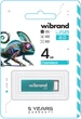 Флеш память USB Wibrand Chameleon 4GB USB 2.0 Light Blue (WI2.0/CH4U6LU) - изображение 2