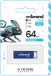 Флеш память USB Wibrand Chameleon 64GB USB 2.0 Blue (WI2.0/CH64U6U) - изображение 2
