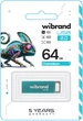 Флеш память USB Wibrand Chameleon 64GB USB 2.0 Light Blue (WI2.0/CH64U6LU) - изображение 2