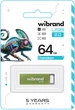 Флеш память USB Wibrand Chameleon 64GB USB 2.0 Green (WI2.0/CH64U6LG) - изображение 2