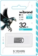 Флеш память USB Wibrand Hawk 32GB USB 2.0 Silver (WI2.0/HA32M1S) - изображение 2