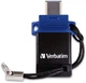 Флеш память USB Verbatim Dual USB Drive 32GB USB 3.2 Gen1 + Type-C Blue (49966) - изображение 3