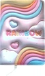 Блокнот 3D антистресс Weibo Радуга 130х183 мм 96 листов (95561-12WB-3) - изображение 1