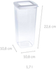 Контейнер для сыпучих продуктов Excellent Houseware прозрачный 1.7 л (8720573137034) - изображение 2