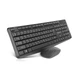 Комплект клавіатура + миша Wireless REAL-EL Kit 551W Black - зображення 4