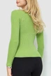 Кофта женская на молнии в рубчик, цвет фисташковый, 204R003, S-M - изображение 9