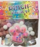Игрушка-антистресс Таба Лапка Pinch Family Сквиш Лапка Котика бело-розовая с блестками - изображение 1