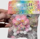 Игрушка-антистресс Pinch Family Таба Лапка Сквиш Лапка Котика 7х7см розово-белая с блестками - изображение 5