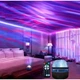 LED ночник-проектор Северное сияние RGB цветное освещение с пультом и разными режимами - изображение 4