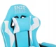Компьютерное кресло Extreme ENZO Sky Blue с регулировкой до 135° с эргономичной поддержкой, для работы и игр - изображение 3
