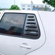 Накладки на окна задней двери Volkswagen Golf MK4 1997-2003 уголки жабры 2шт цвет Черный - изображение 7