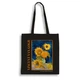 Екошопер BookOpt BK4096 Vincent Van Gogh Six Sunflowers, чорний - изображение 2