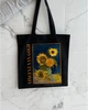 Екошопер BookOpt BK4096 Vincent Van Gogh Six Sunflowers, чорний - изображение 6