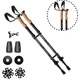 Трекінгові палиці PowerPlay 9107 Friluftsliv Black/White 80-135 см - зображення 1