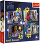 Puzzle Trefl Disney Marzenia się spełniają 4 w 1 (5900511346497) - obraz 1