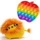 Комплект 2Life Мягкая игрушка 10х7см и Pop It v-12427 - изображение 1
