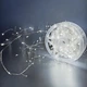 Світлодіодна гірлянда мішура "Роса", 30м, 900 LED, від мережі 220V, прозорий провід, Білий - зображення 5