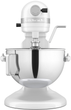 Robot kuchenny KitchenAid Heavy Duty 5.2 l 5KSM55SXXEWH z odchylaną misą, Biała - obraz 6