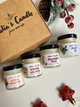 Набір ароматичних свічок Julia's Candle Різдвяна Ніч 4шт (6641058967014) - зображення 3