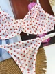 Комплект женского нижнего белья с сердечками SM2291pwe белый Simply sexy M - изображение 5