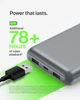 Акумулятор портативний Belkin літій-іонний Power Bank 20000мА·год, 15Вт, 2хUSB-A/USB-C, cірий (BPB012BTGY) - изображение 3