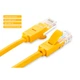 Патч-корд UGREEN NW103 Cat 5E/U/UTP/1m/Yellow (UGR-11230) - зображення 2