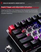 Механічна клавіатура на магнітних світчах MACHENIKE K500-M61, 61 key PBT, RGB, Win/Mac OS, УКР/АНГЛ, BLACK/ЧОРНА (К500-М61) - изображение 5