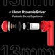 Беспроводные наушники UMIDIGI AirBuds U красные - изображение 3