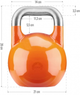 Kettlebell Gorilla Sports turniejowy 28 kg (4260200845405) - obraz 3