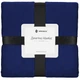 Плед-покрывало Luxurious Blanket Springos HA7211 темно-синий 200x220 см - изображение 1