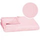 Плед-покрывало Luxurious Blanket Springos HA7210 розовый 200x220 см - изображение 3