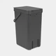 Ведро мусорное Brabantia Sort&Go 16 л серое (109966) - изображение 2