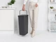 Ведро мусорное Brabantia Sort&Go 40 л серое (251047) - изображение 5