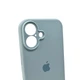 Защитный чехол-накладка Silicone Full Case AA Camera Protect для Apple iPhone 16 Mist Blue (FullAAi16-27) - изображение 4
