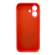 Защитный чехол-накладка Silicone Full Case AA Camera Protect для Apple iPhone 16 Peach (FullAAi16-18) - изображение 2