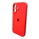 Защитный чехол-накладка Silicone Full Case AA Camera Protect для Apple iPhone 16 Peach (FullAAi16-18) - изображение 3