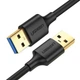 Кабель UGREEN USB-A to USB-A 3.0 Male to Male Cable 1m Black (UGR-10370) - изображение 2