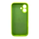 Защитный чехол-накладка Silicone Full Case AA Camera Protect для Apple iPhone 16 Shiny Green (FullAAi16-24) - изображение 2