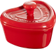 Garnek Staub Mini Cocotte w kształcie serca Czerwony 200 ml (4009839316593)  - obraz 1