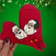 Набор женских носков высоких хлопковых Лео Holiday 36-40 5 пар Красный/Синий (ROZ6501054603) - изображение 5
