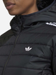 Kurtka przejściowa damska z kapturem adidas Hooded Premium Slim Jacket HM2612 36 Czarna (4066747400363) - obraz 5