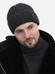 Шапка чоловіча VILSS Манчестер 15-1385-MN-6 55-58 Антрацитова - зображення 1