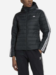 Куртка демісезонна коротка з капюшоном жіноча adidas Hooded Premium Slim Jacket HM2612 38 Чорна (4066747400356) - зображення 4