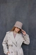 Шерстяная панама D.Hats кофейного цвета - изображение 7
