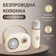 Детский беспроводной ретро караоке Pulse Platinum C20 Plus / Портативная водонепроницаемая Bluetooth колонка с микрофоном на аккумуляторе TF FM USB - изображение 1
