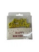 Свічки в торт літери Happy Birthday золоті - зображення 1