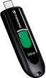 Флеш память USB Transcend JetFlash 790C 256GB USB Type-C Black/Green (TS256GJF790C) - изображение 4