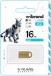 Флеш память USB Wibrand Lynx 16GB USB 2.0 Gold (WI2.0/LY16M2G) - изображение 2